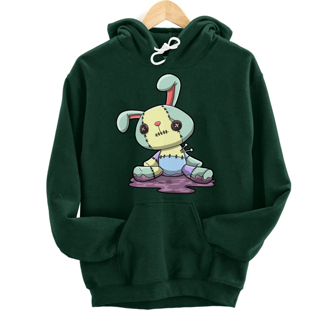 Bunny Pastel Goth Kawaii Anime Pullover Hoodie