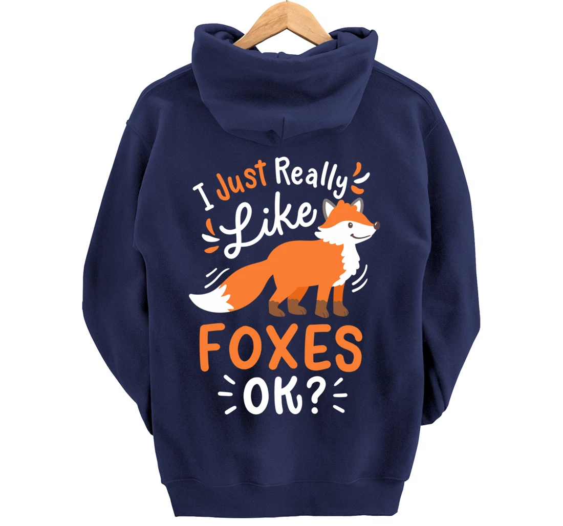 Foxes Fox Lover Pullover Hoodie