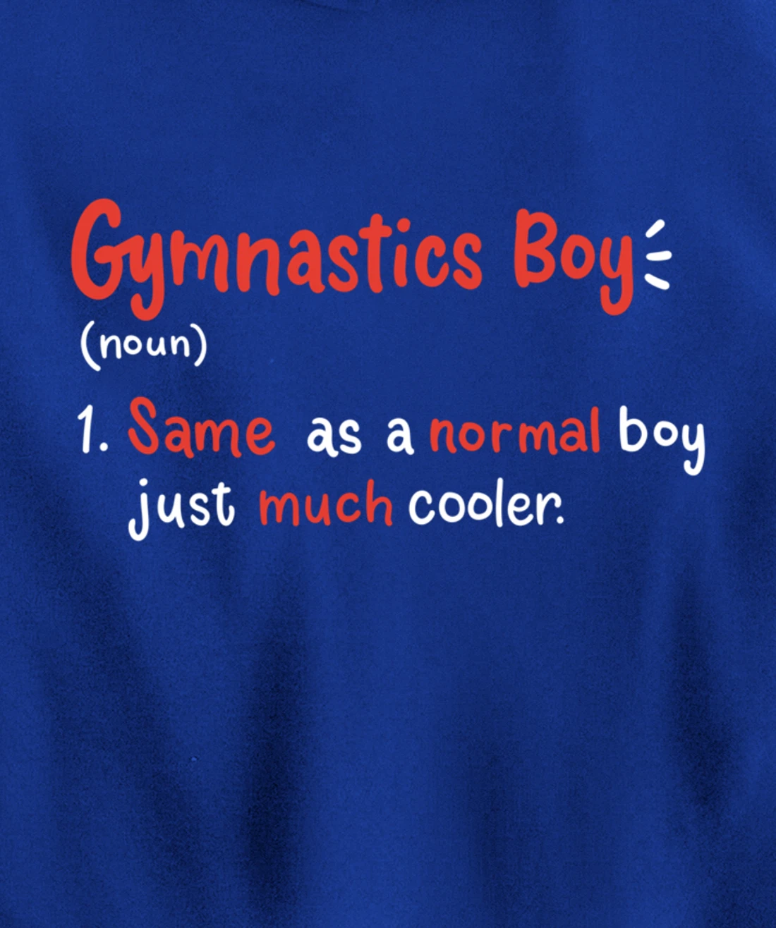 Gymnastics Boy Gymnasts Definition Pullover Hoodie