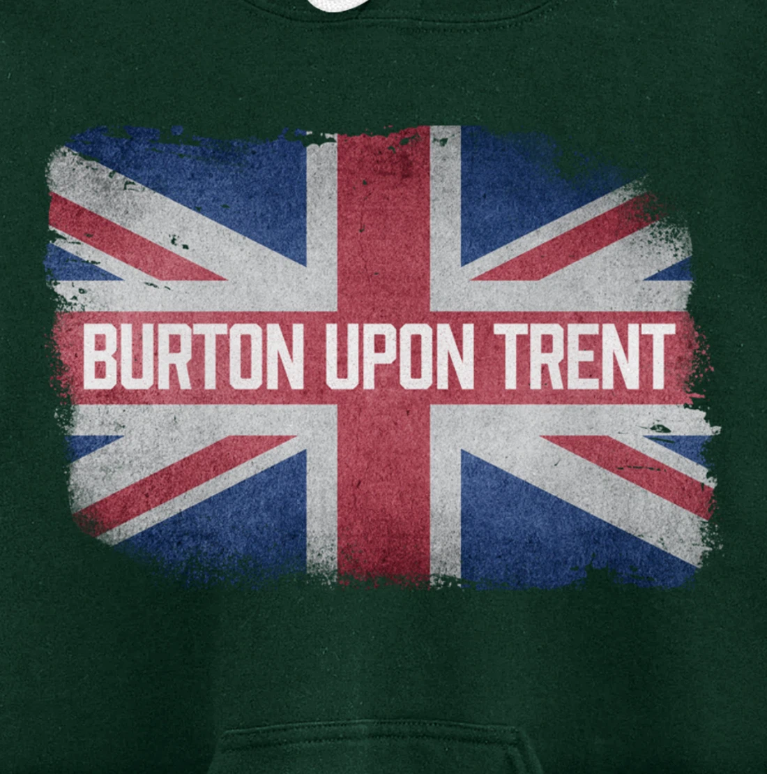 Burton upon Trent | United Kingdom British Flag Vintage UK Pullover Hoodie