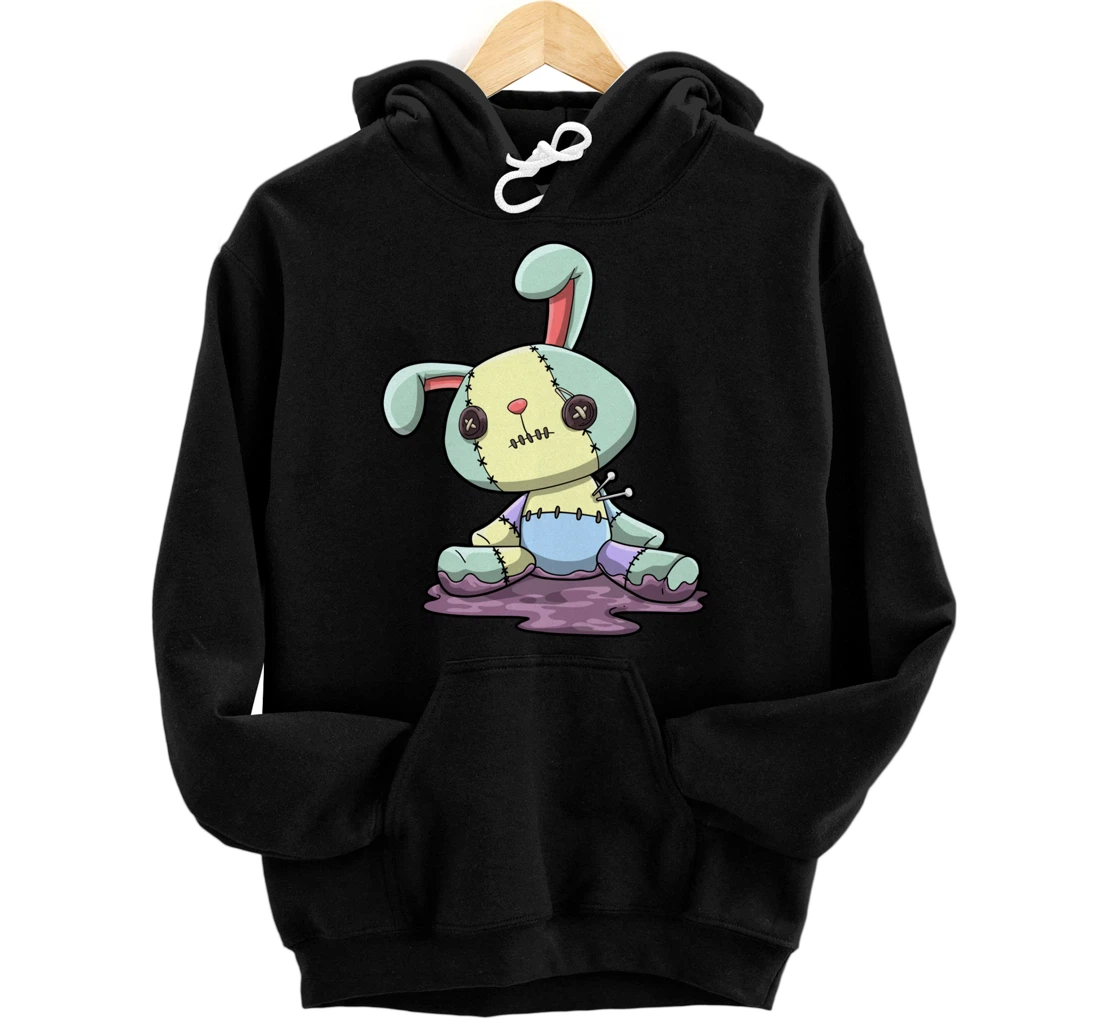 Bunny Pastel Goth Kawaii Anime Pullover Hoodie