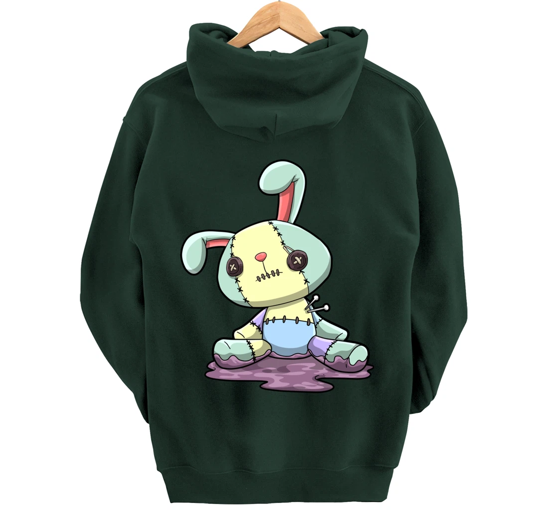 Bunny Pastel Goth Kawaii Anime Pullover Hoodie
