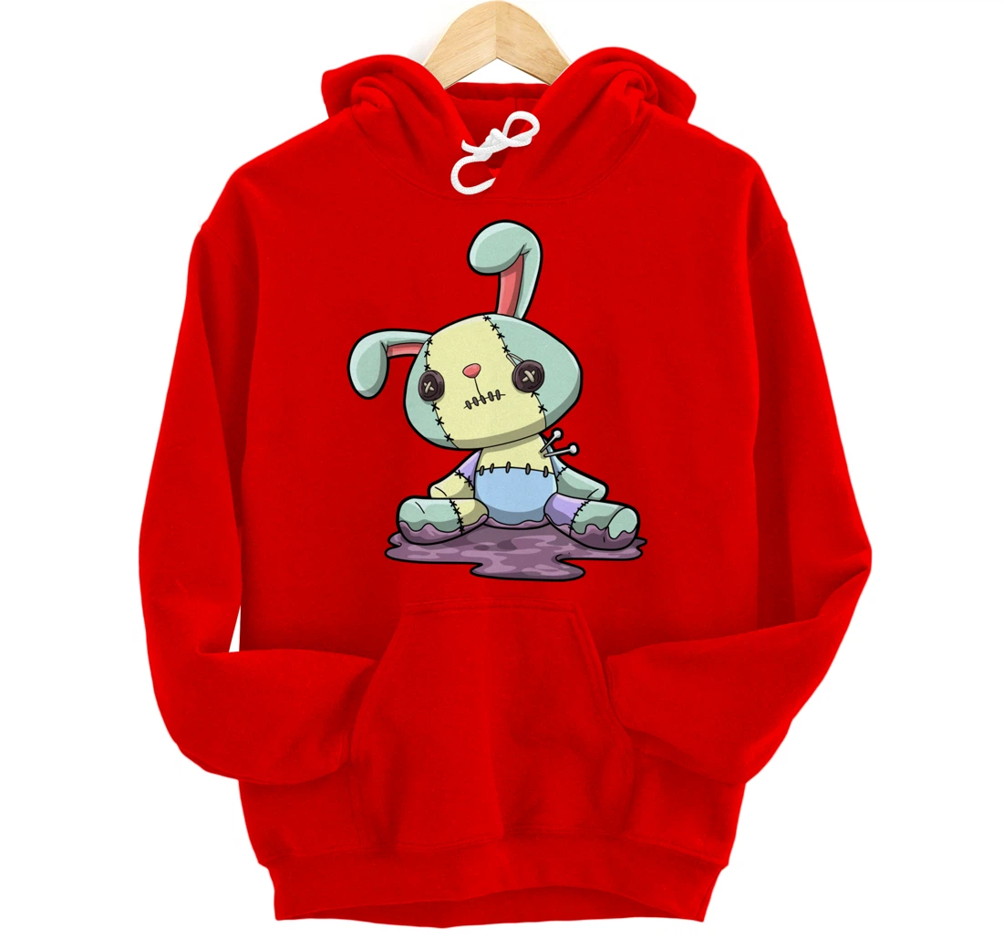 Bunny Pastel Goth Kawaii Anime Pullover Hoodie