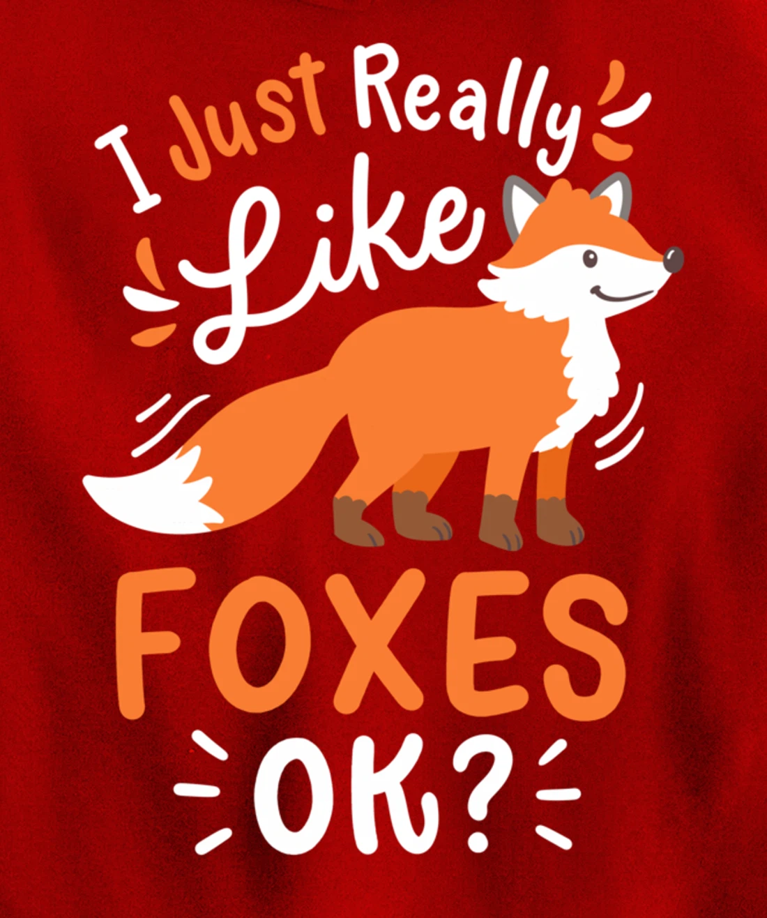Foxes Fox Lover Pullover Hoodie