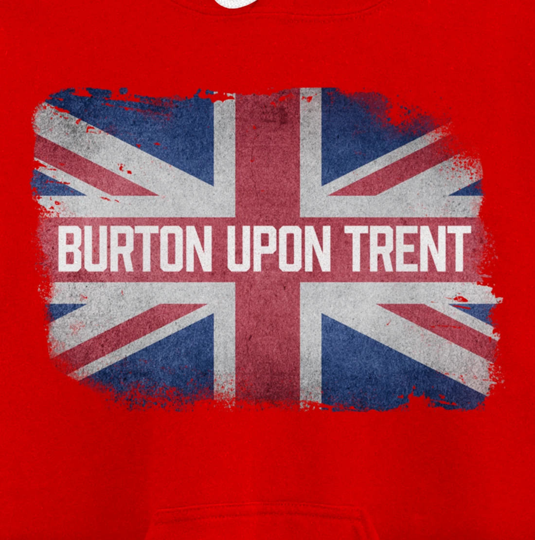 Burton upon Trent | United Kingdom British Flag Vintage UK Pullover Hoodie