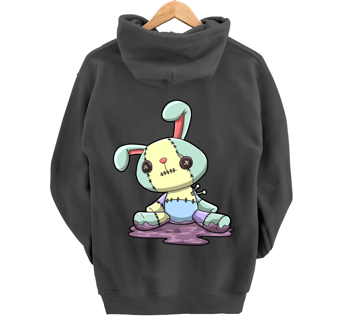Bunny Pastel Goth Kawaii Anime Pullover Hoodie