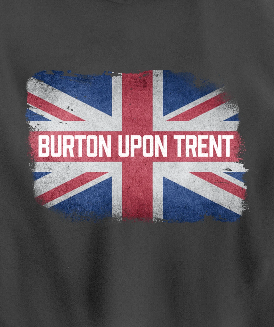 Burton upon Trent | United Kingdom British Flag Vintage UK Pullover Hoodie