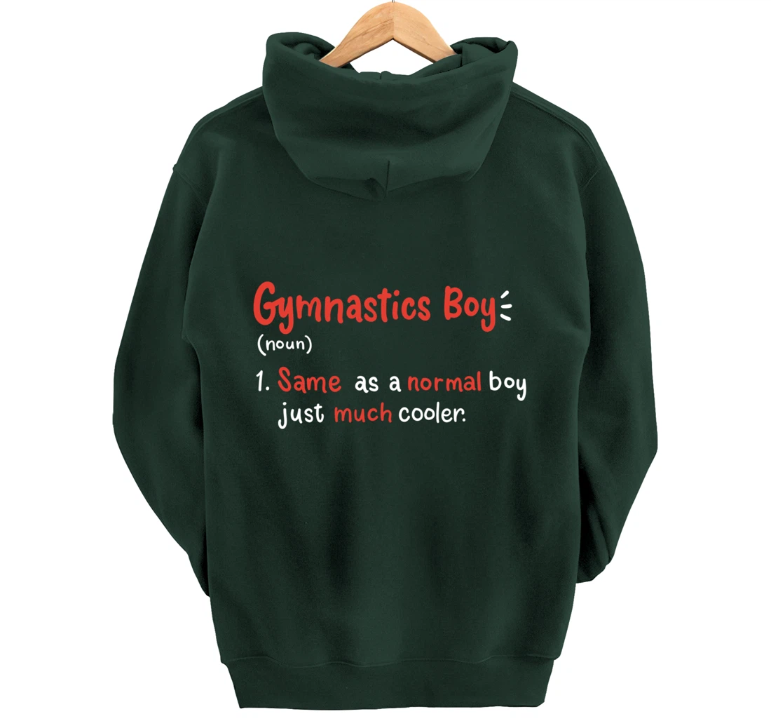 Gymnastics Boy Gymnasts Definition Pullover Hoodie