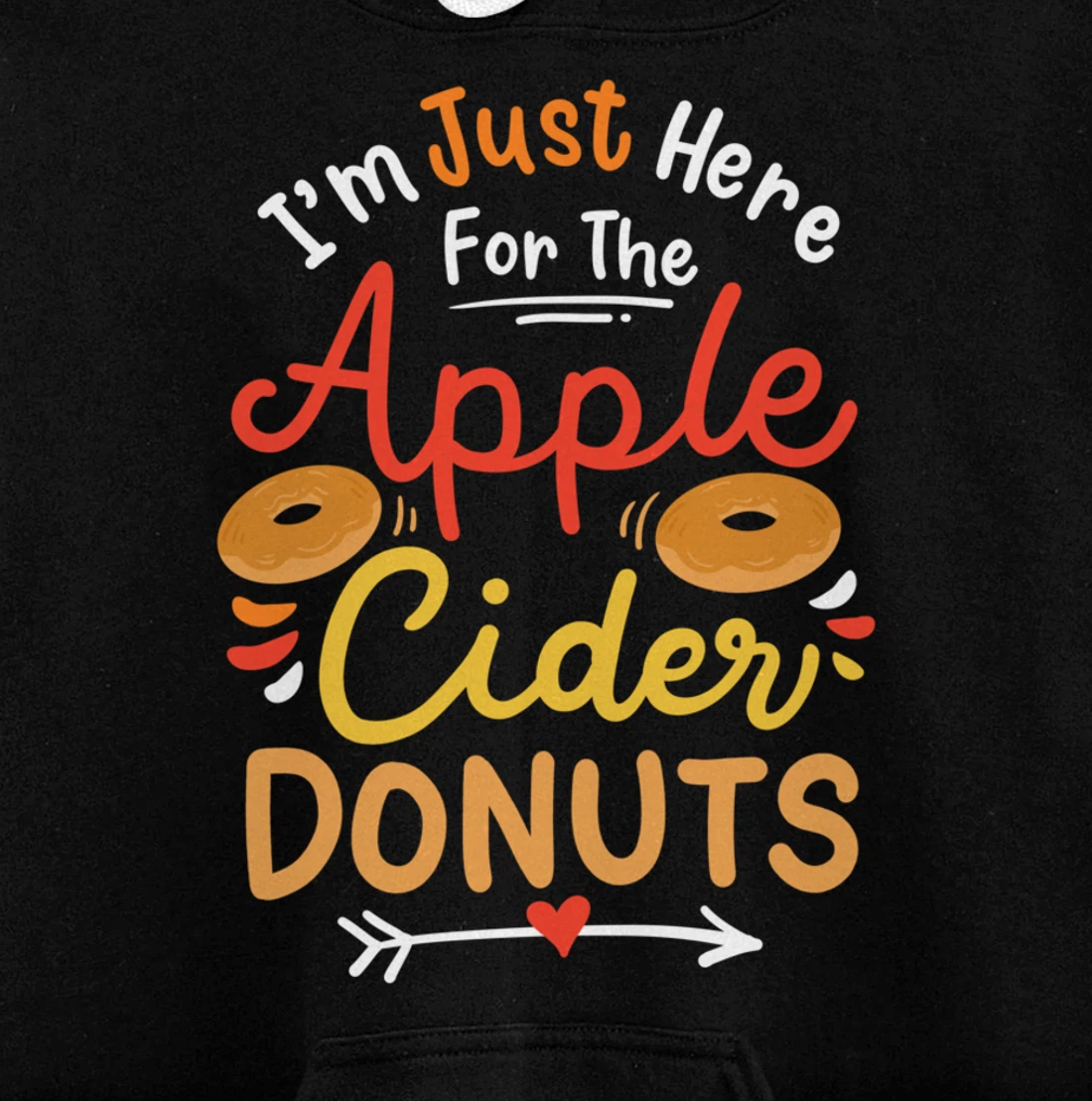 Apple Cider Donuts Apple Picking Pullover Hoodie