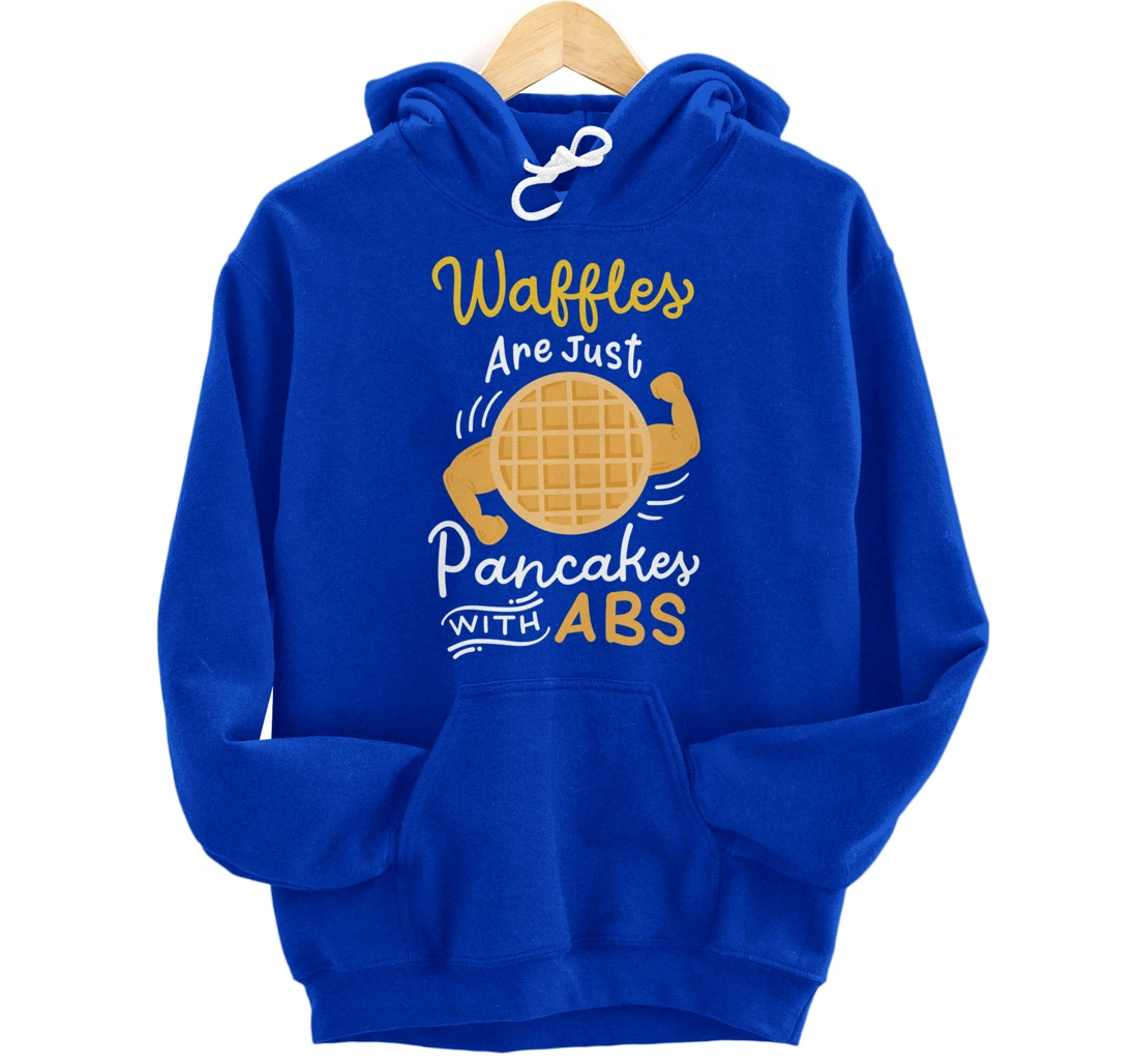 Waffle Pancake Gym Fitness Workout Pullover Hoodie