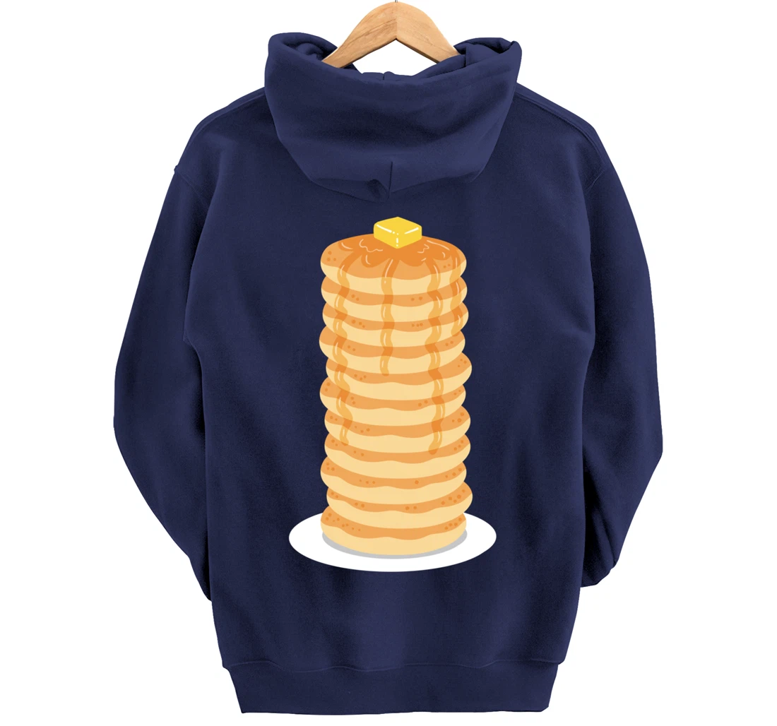 Pancake Maple Syrup Breakfast Pullover Hoodie
