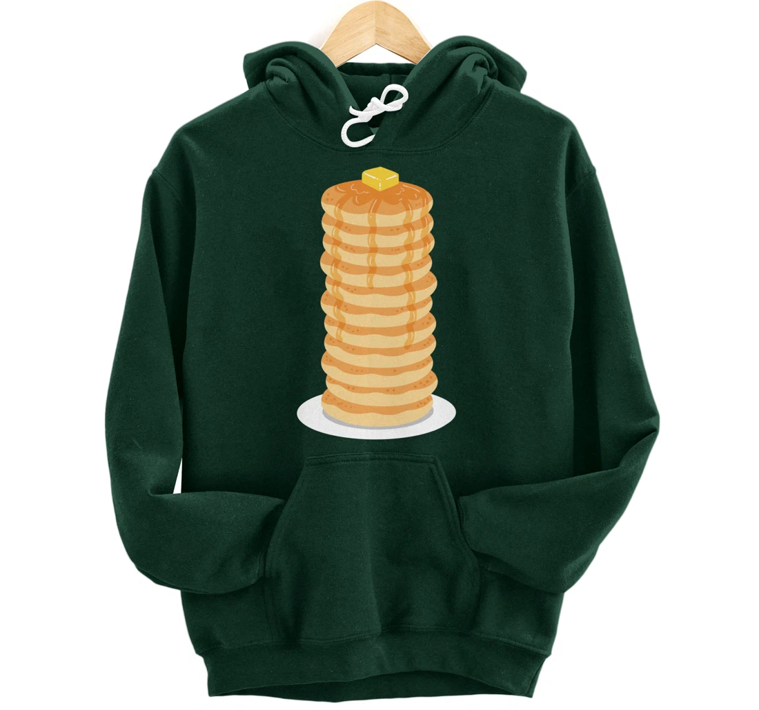 Pancake Maple Syrup Breakfast Pullover Hoodie