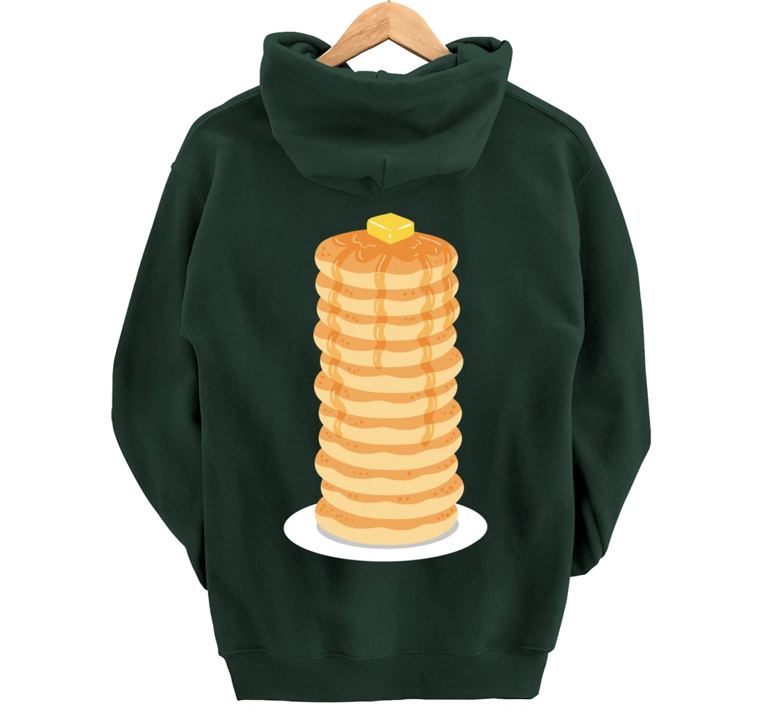 Pancake Maple Syrup Breakfast Pullover Hoodie