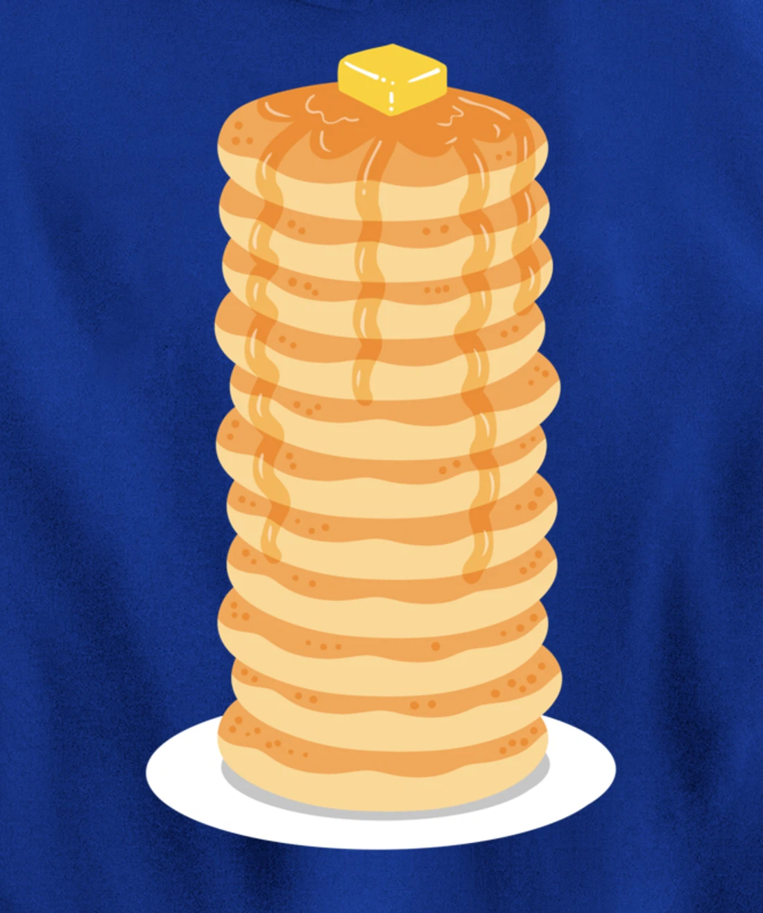 Pancake Maple Syrup Breakfast Pullover Hoodie