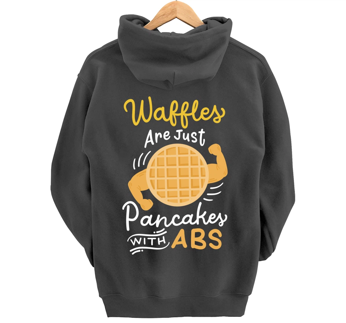 Waffle Pancake Gym Fitness Workout Pullover Hoodie