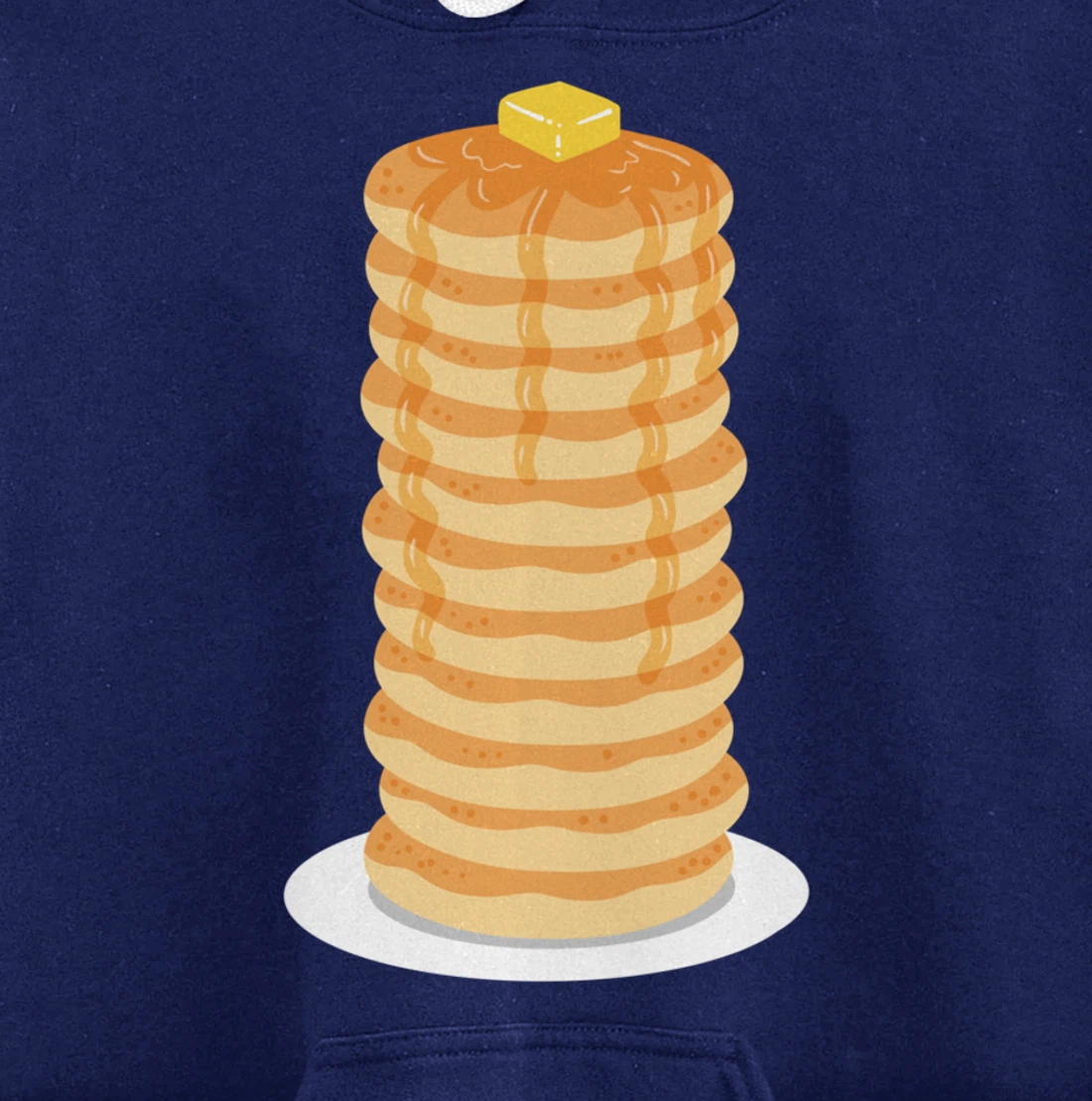 Pancake Maple Syrup Breakfast Pullover Hoodie