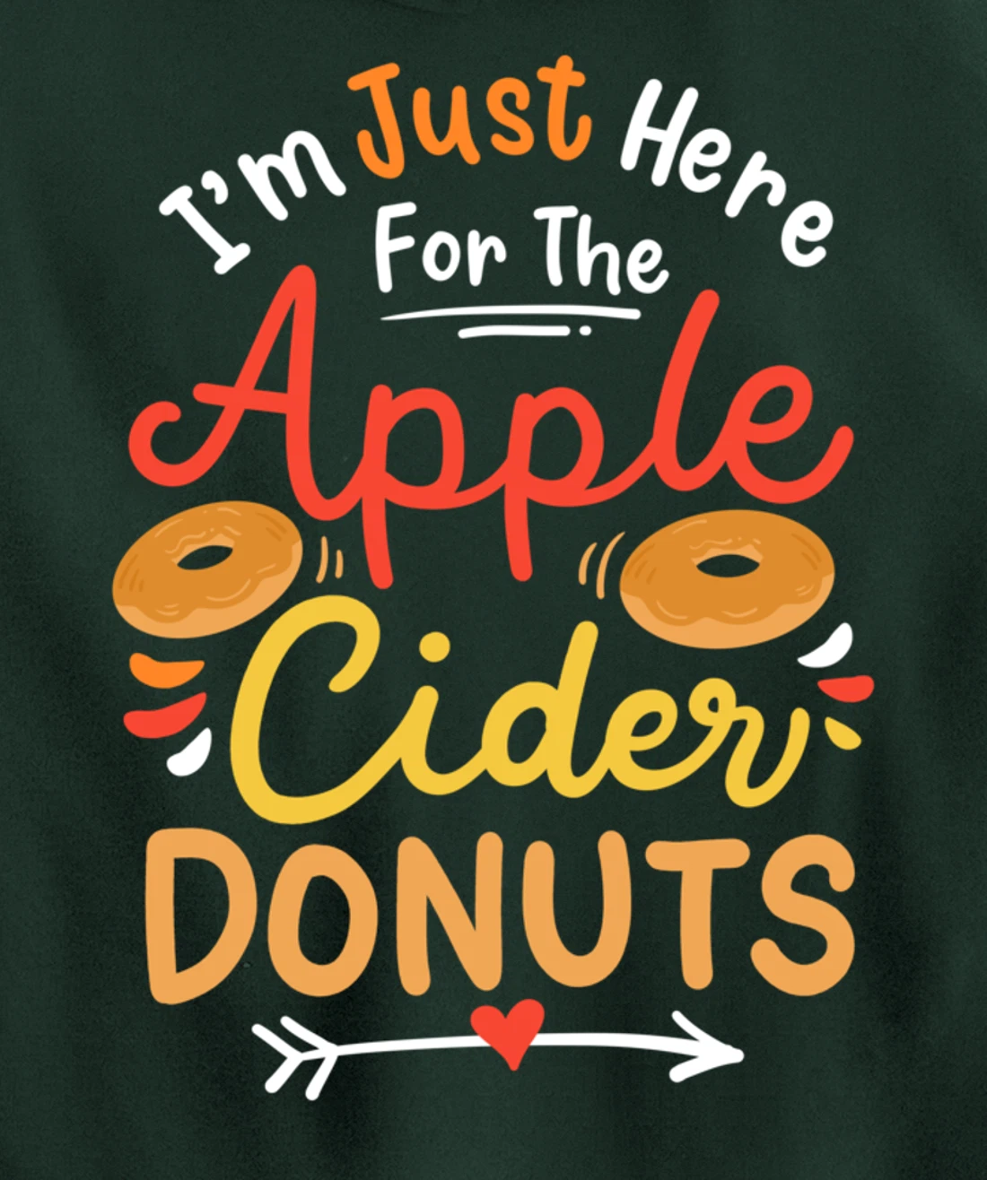 Apple Cider Donuts Apple Picking Pullover Hoodie