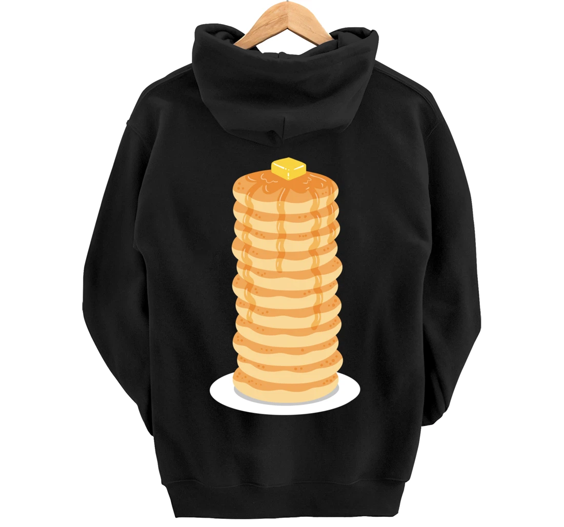 Pancake Maple Syrup Breakfast Pullover Hoodie