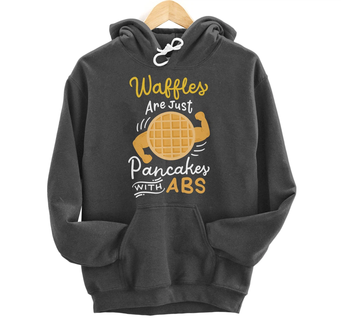 Waffle Pancake Gym Fitness Workout Pullover Hoodie