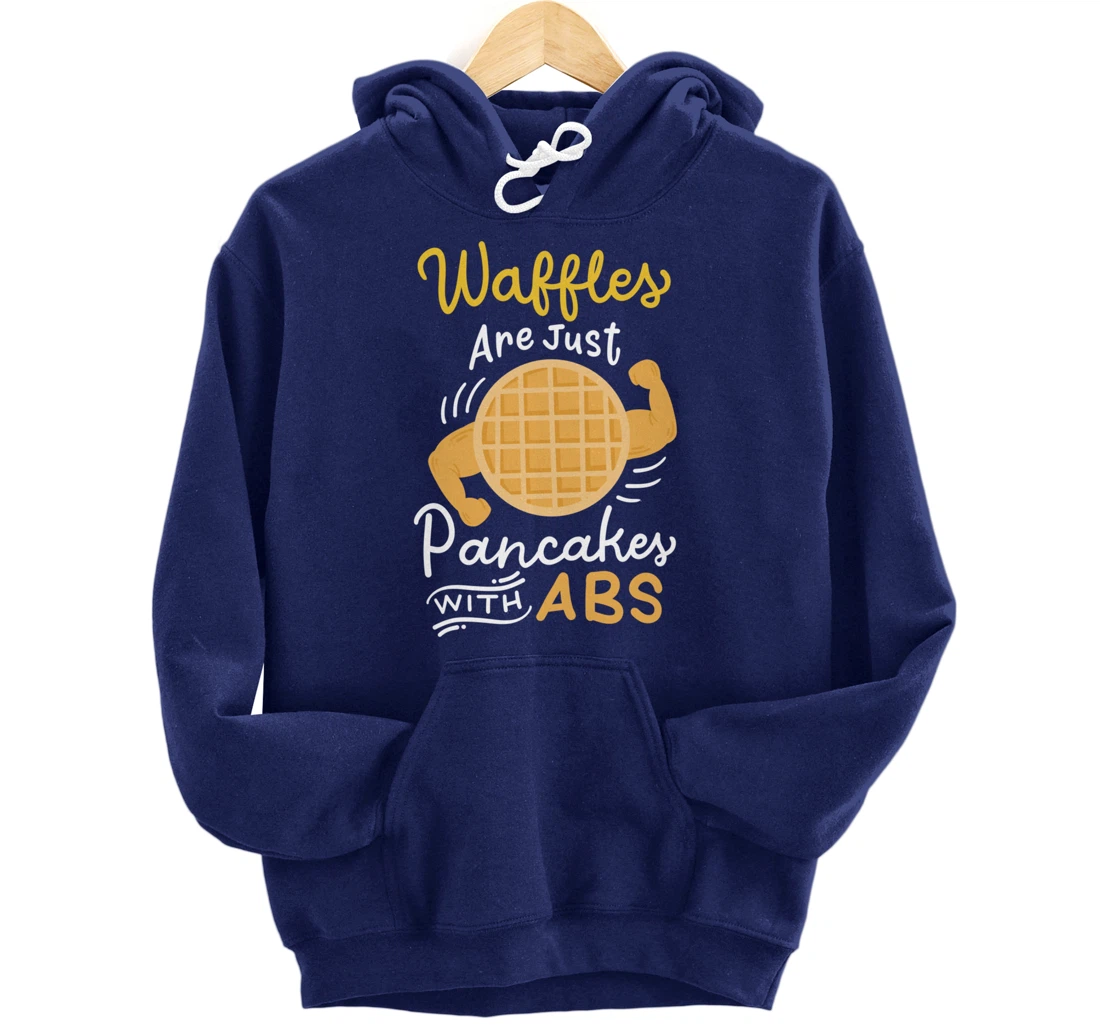 Waffle Pancake Gym Fitness Workout Pullover Hoodie