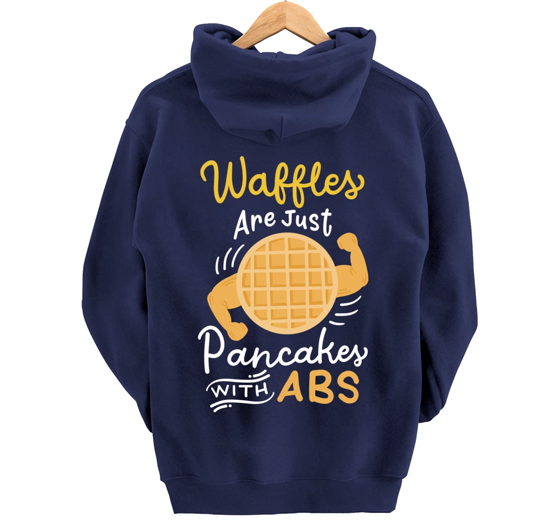Waffle Pancake Gym Fitness Workout Pullover Hoodie