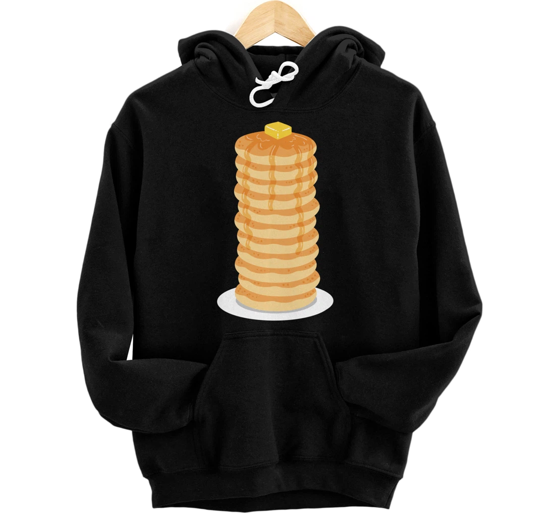 Pancake Maple Syrup Breakfast Pullover Hoodie
