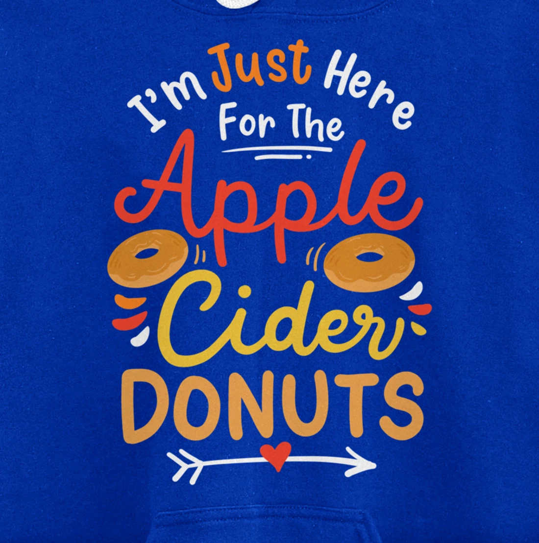 Apple Cider Donuts Apple Picking Pullover Hoodie