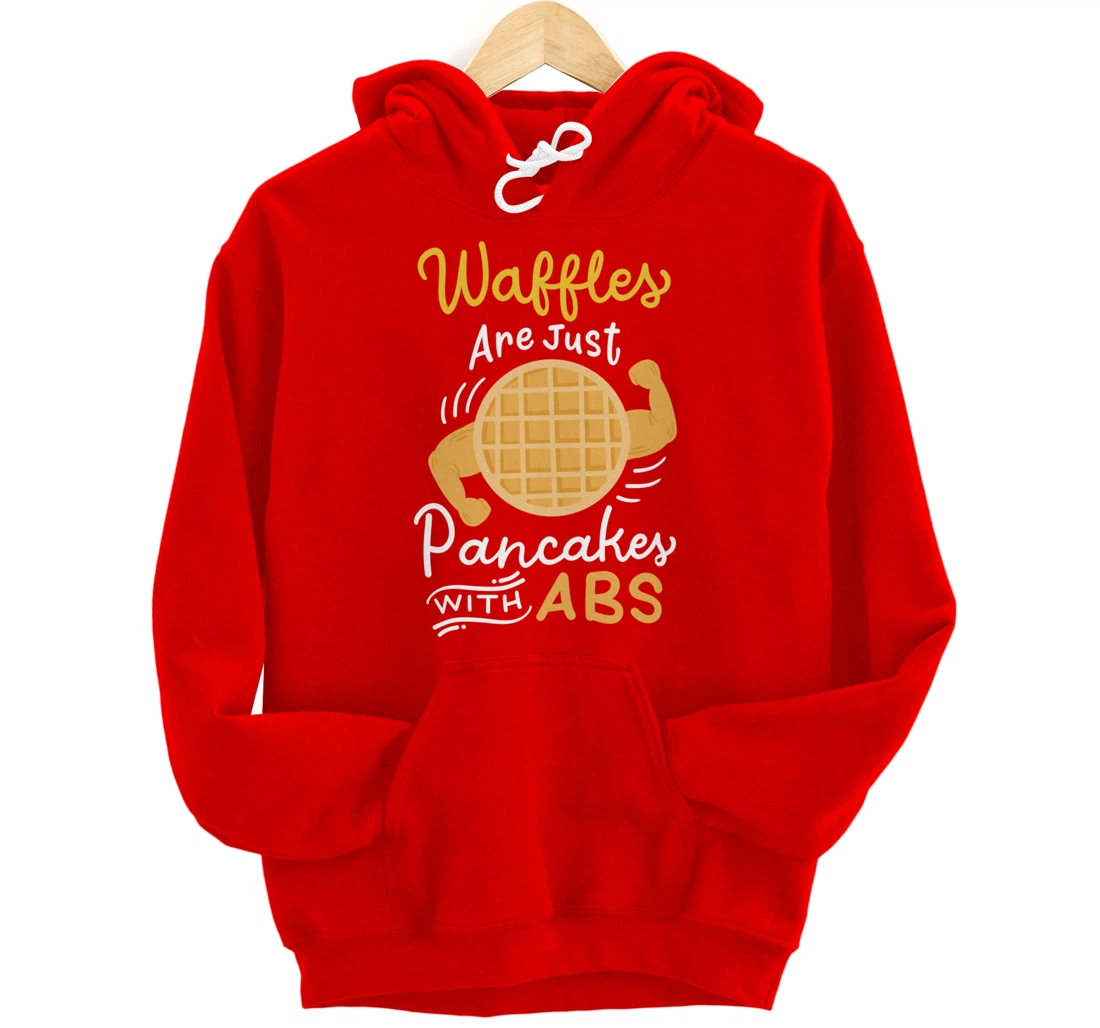 Waffle Pancake Gym Fitness Workout Pullover Hoodie