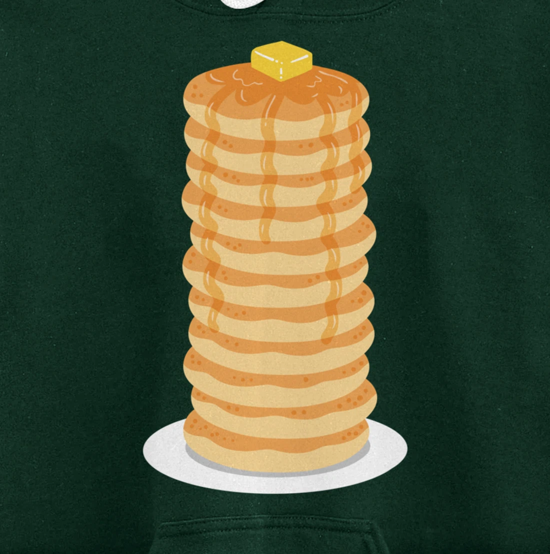 Pancake Maple Syrup Breakfast Pullover Hoodie