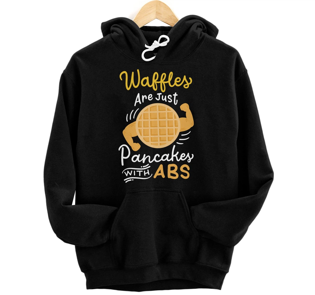 Waffle Pancake Gym Fitness Workout Pullover Hoodie