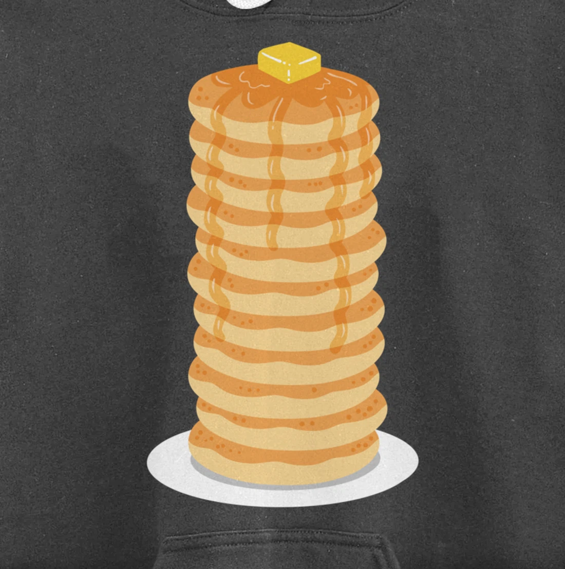 Pancake Maple Syrup Breakfast Pullover Hoodie