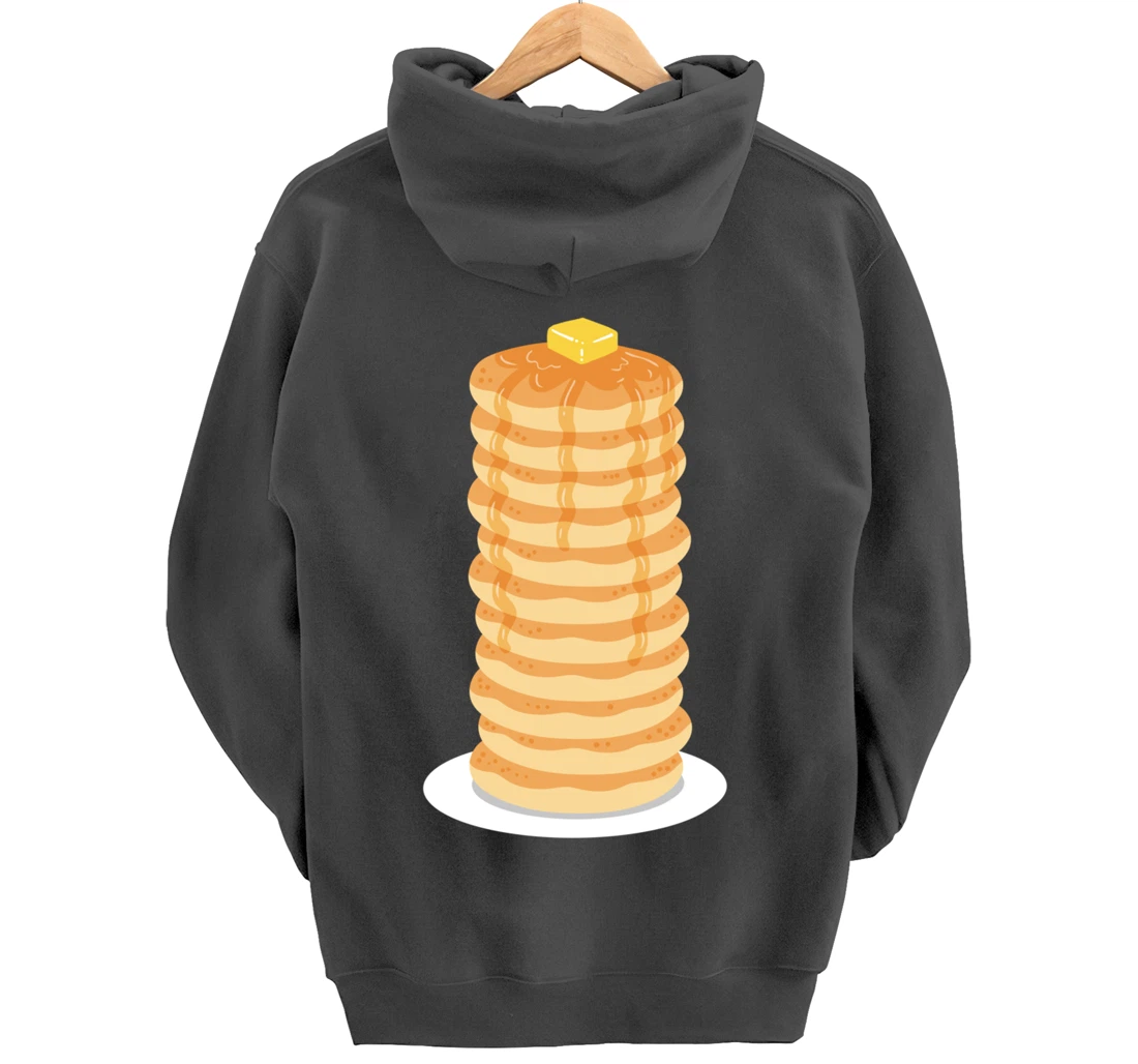 Pancake Maple Syrup Breakfast Pullover Hoodie