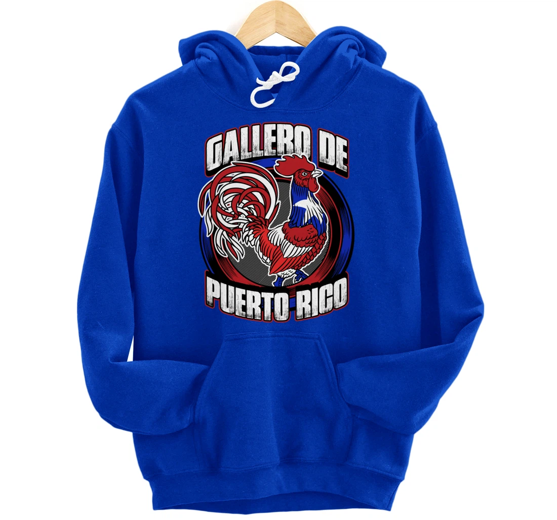 Gallero De Puerto Rico Fowl Cock Fighting Gallo In Galleras Pullover Hoodie