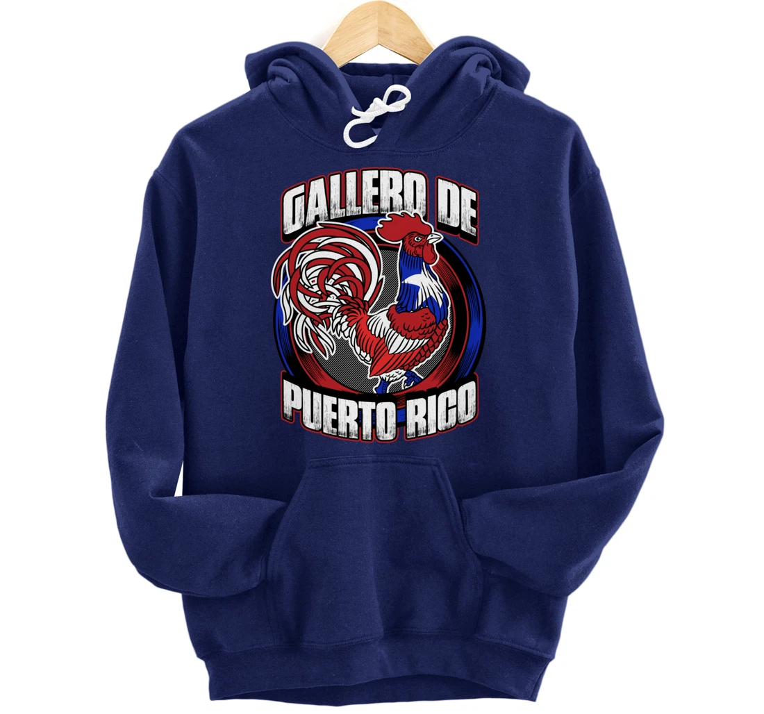 Gallero De Puerto Rico Fowl Cock Fighting Gallo In Galleras Pullover Hoodie