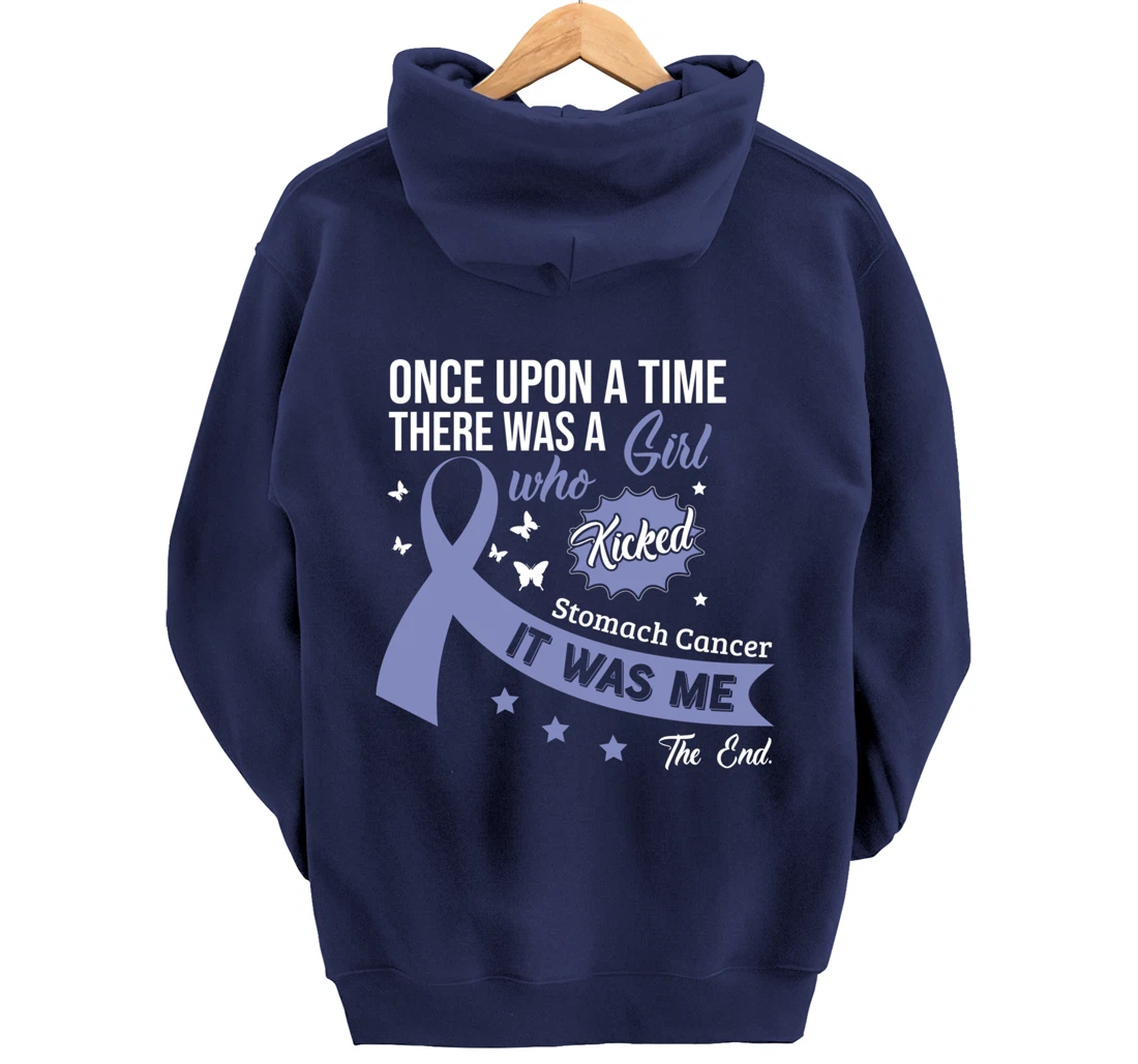 Stomach Cancer Fight Cancer Ribbon Pullover Hoodie