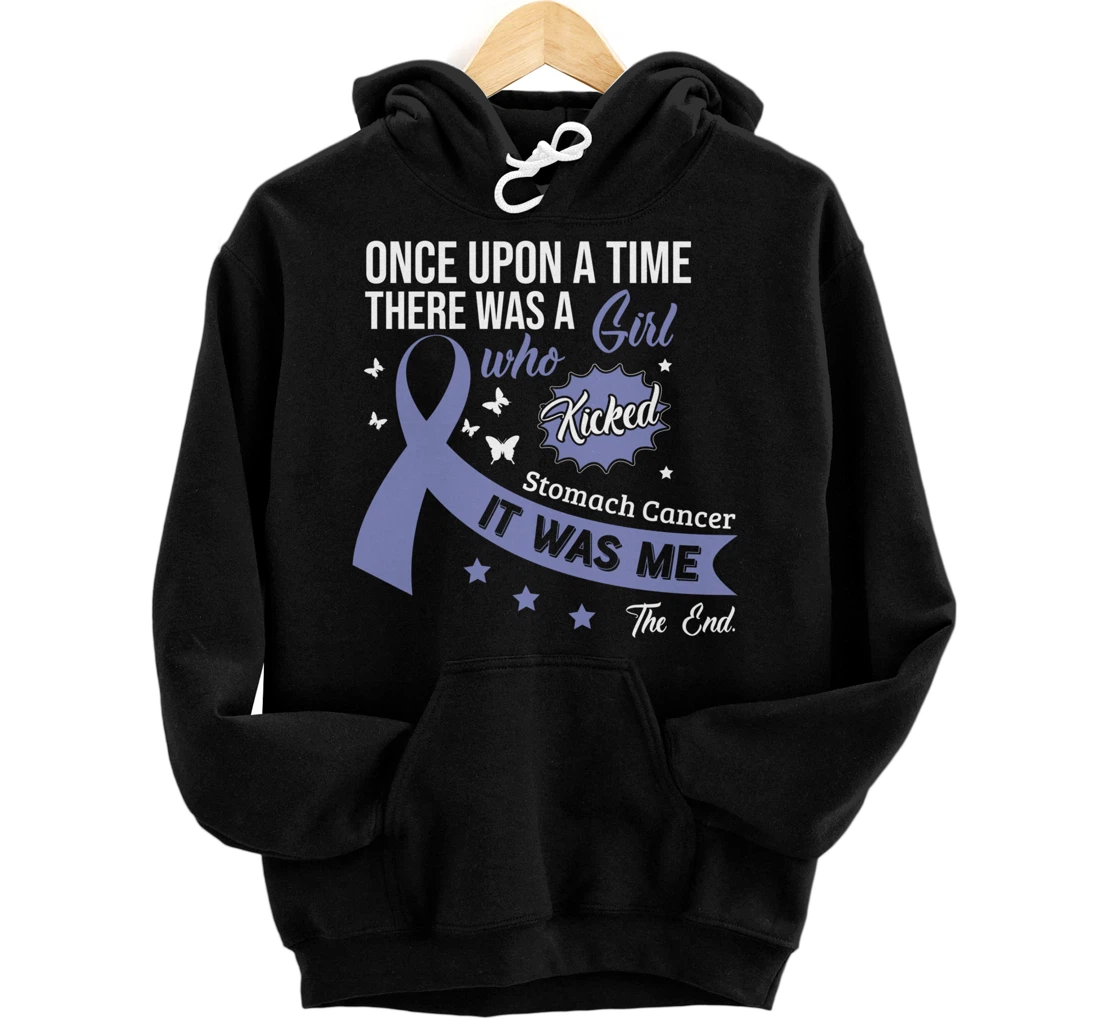 Stomach Cancer Fight Cancer Ribbon Pullover Hoodie