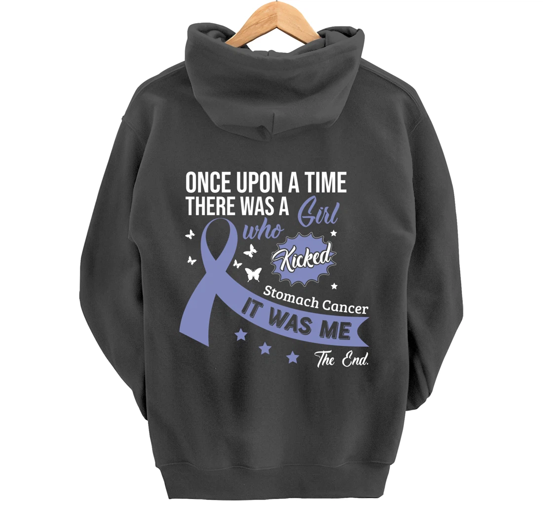 Stomach Cancer Fight Cancer Ribbon Pullover Hoodie