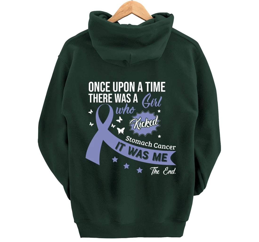 Stomach Cancer Fight Cancer Ribbon Pullover Hoodie