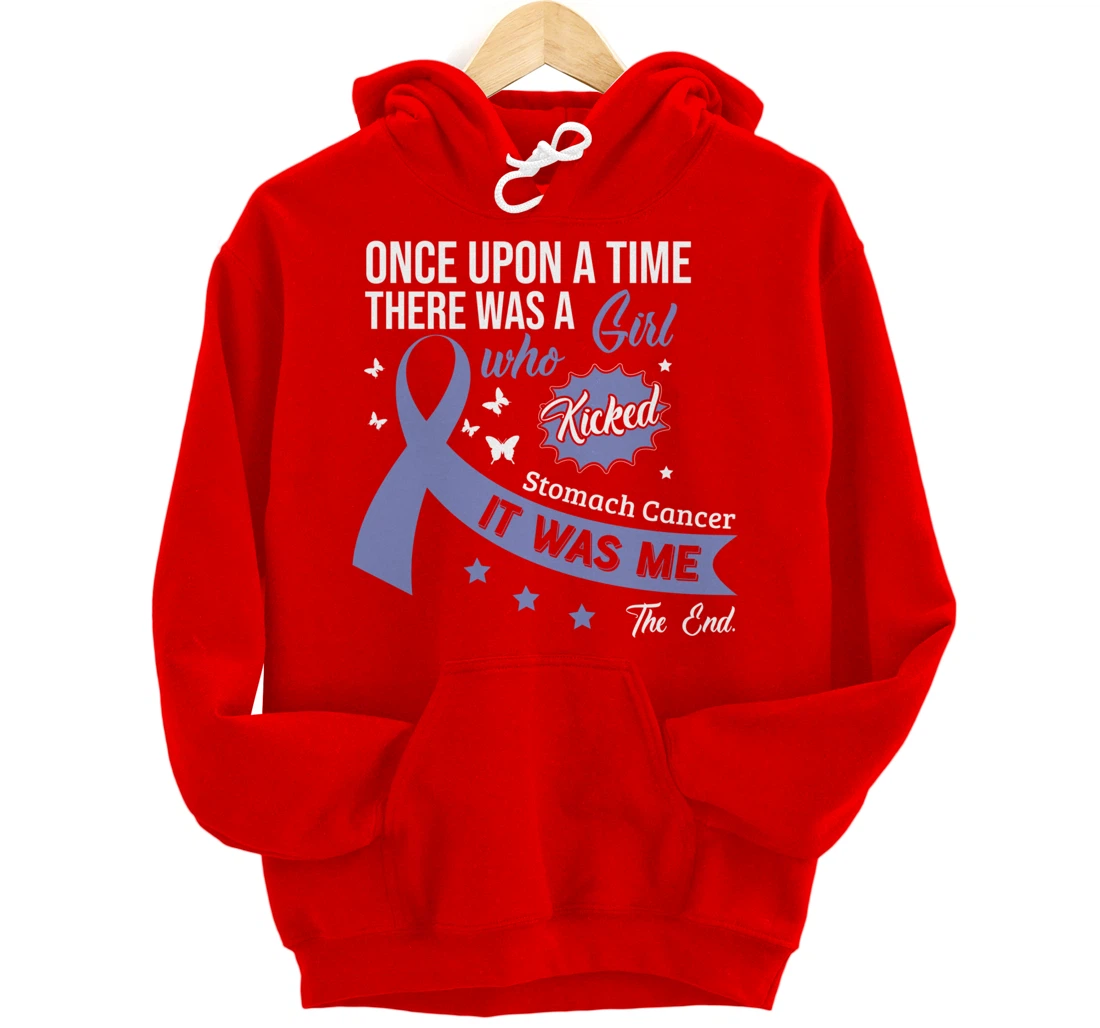 Stomach Cancer Fight Cancer Ribbon Pullover Hoodie