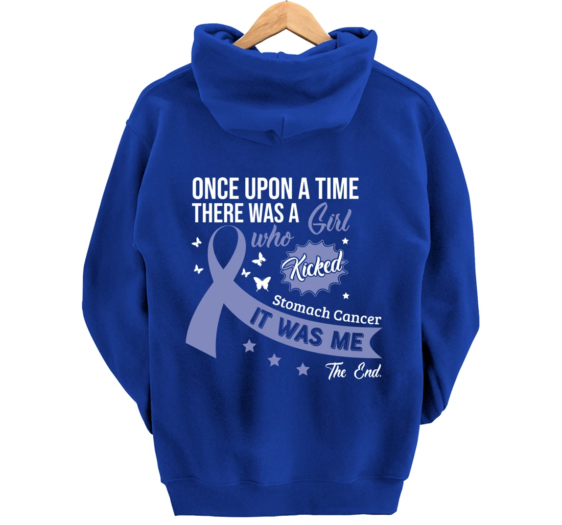 Stomach Cancer Fight Cancer Ribbon Pullover Hoodie