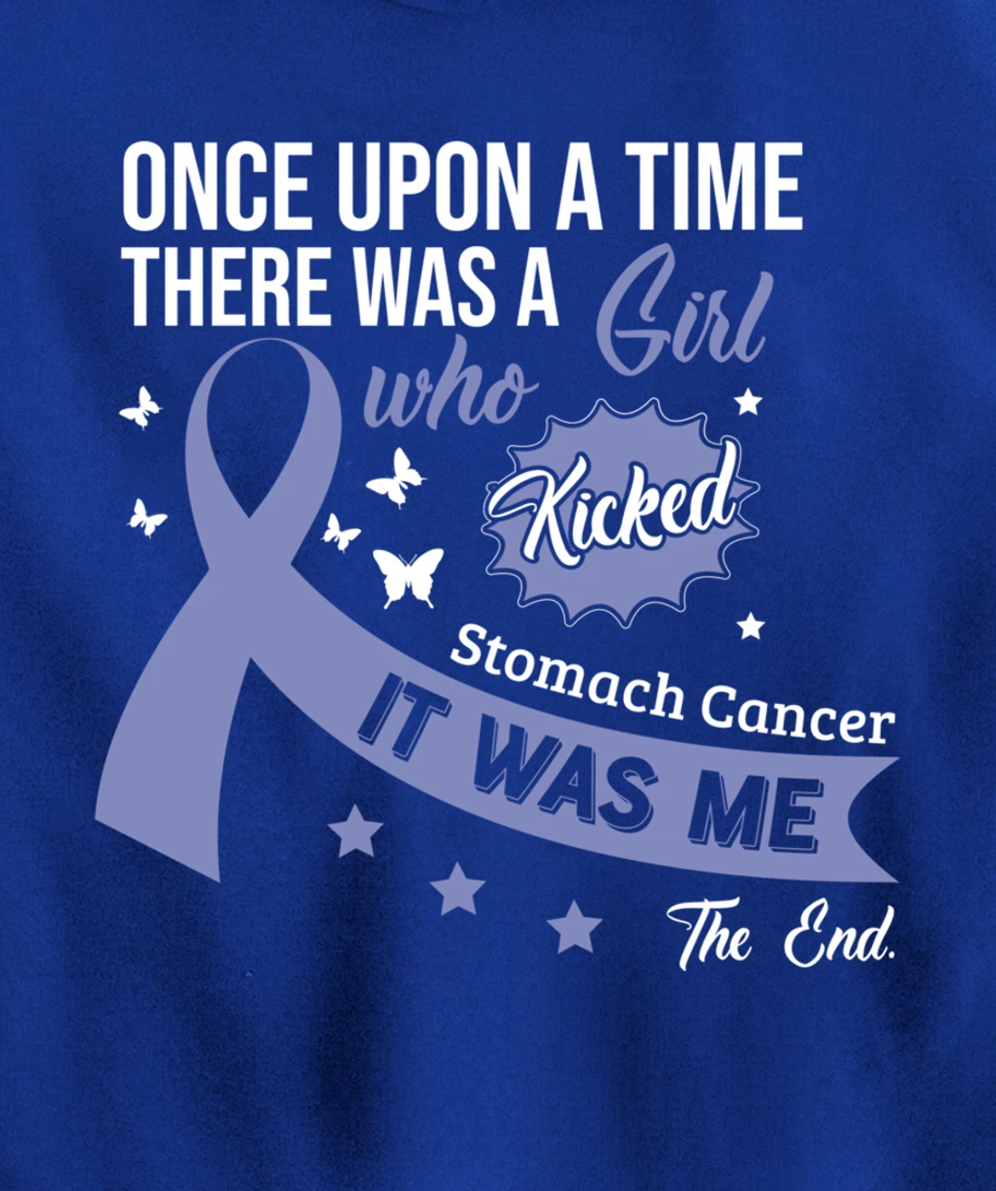 Stomach Cancer Fight Cancer Ribbon Pullover Hoodie
