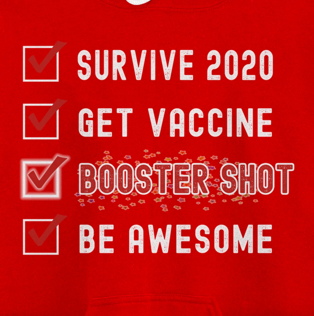 Booster Shot To Do Checklist Funny Pro Vaccine 2021 2022 Pullover Hoodie