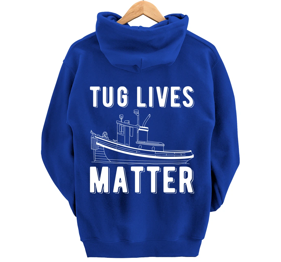 Tug Lives Matter Tugboat Pullover Hoodie