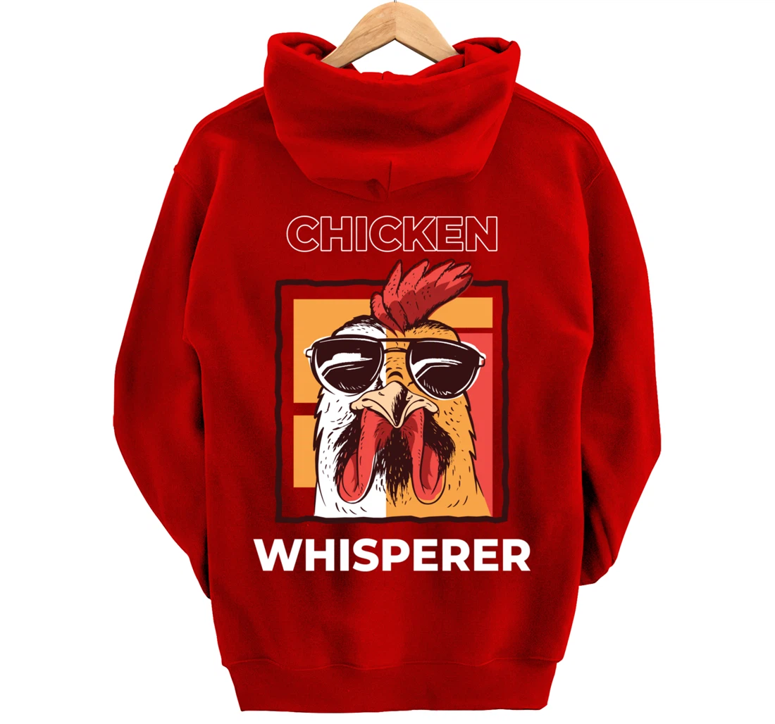 Chicken Whisperer Funny Chicken Farmer Pullover Hoodie