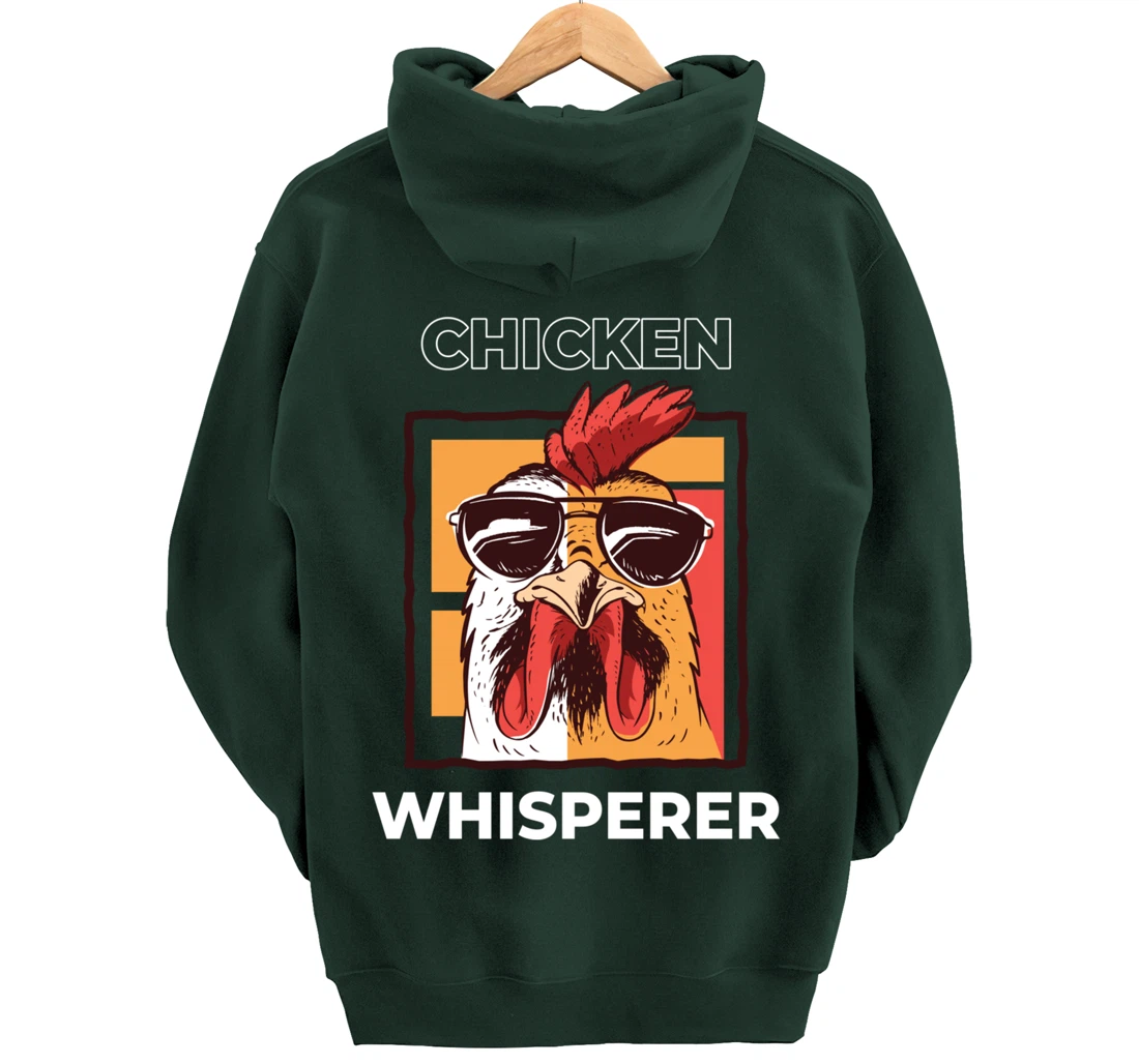 Chicken Whisperer Funny Chicken Farmer Pullover Hoodie