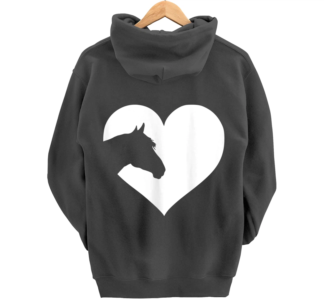 Horse Lover Girl Women Horseback Riding Equestrian Cowgirl Pullover Hoodie
