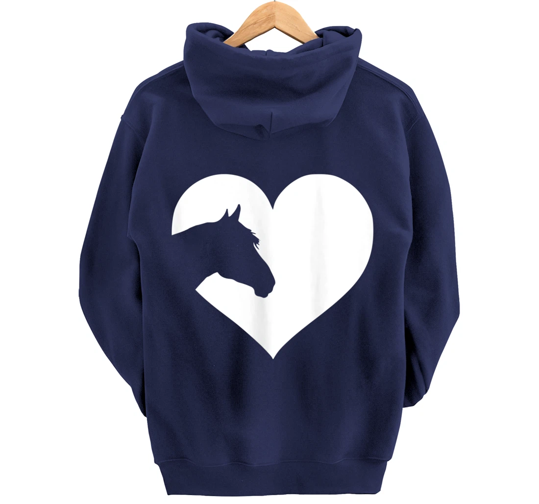 Horse Lover Girl Women Horseback Riding Equestrian Cowgirl Pullover Hoodie