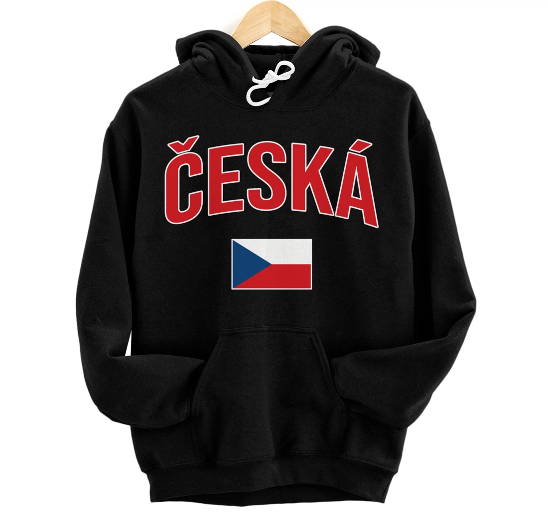 Ceská - Flag of Czech Republic - Classic Czech Republic Pullover Hoodie