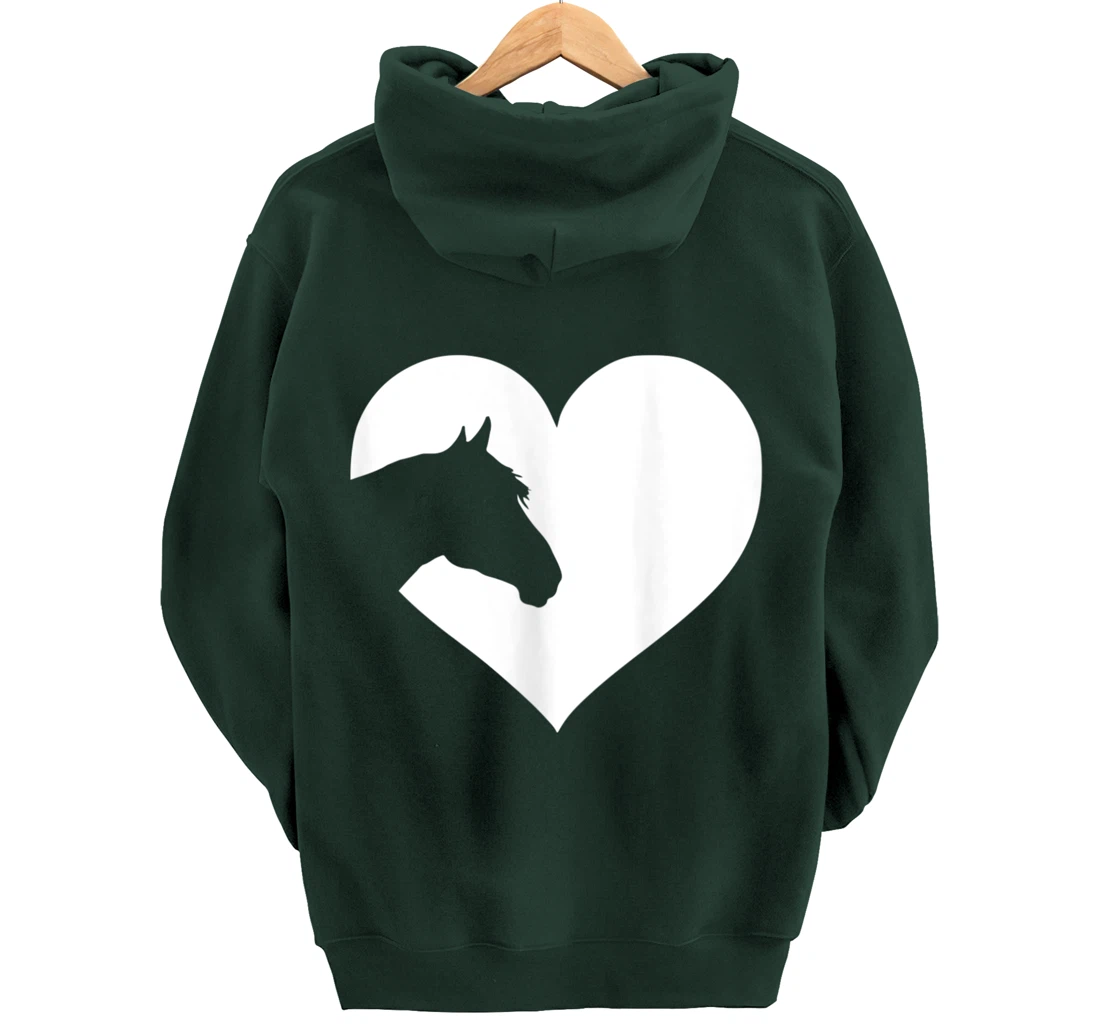 Horse Lover Girl Women Horseback Riding Equestrian Cowgirl Pullover Hoodie