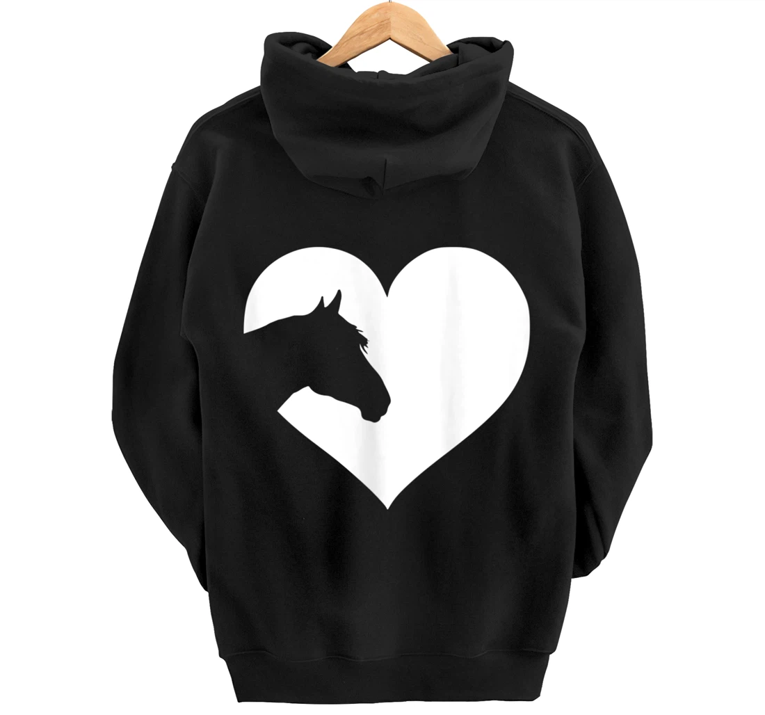 Horse Lover Girl Women Horseback Riding Equestrian Cowgirl Pullover Hoodie